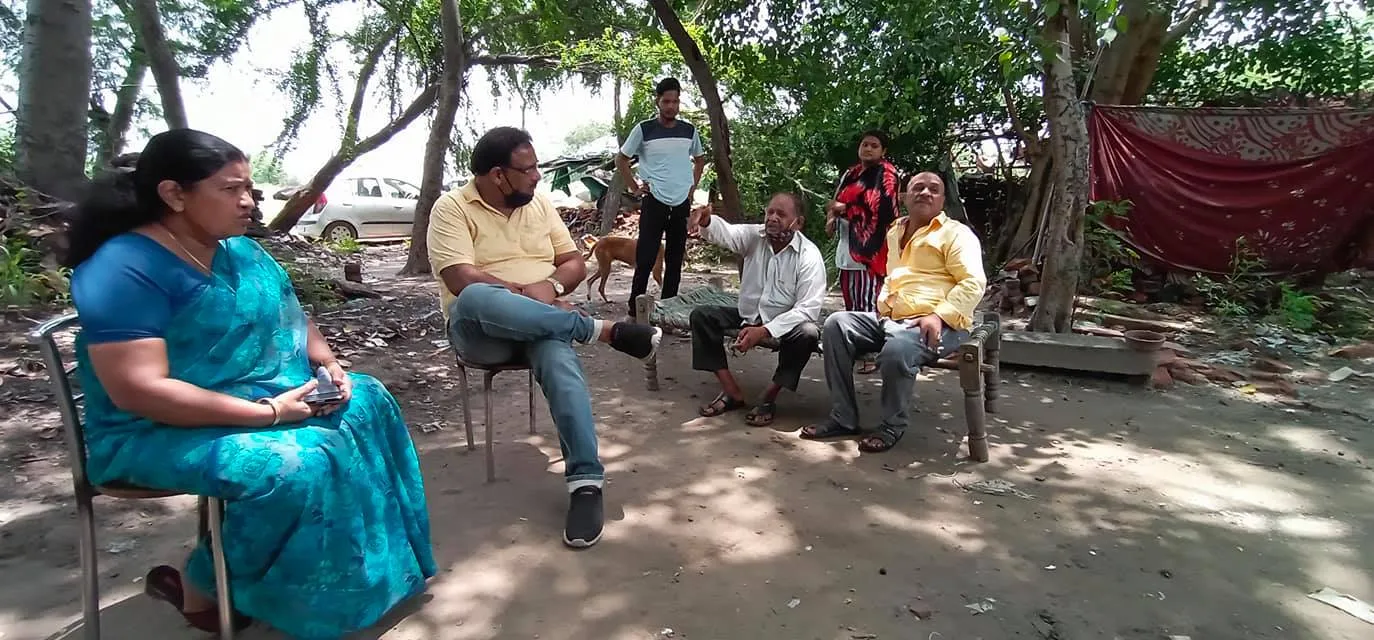 बेला गांव व मूलचंद बस्ती में जलभराव समस्या पर मुलाकात — तस्वीर 12 में से 16