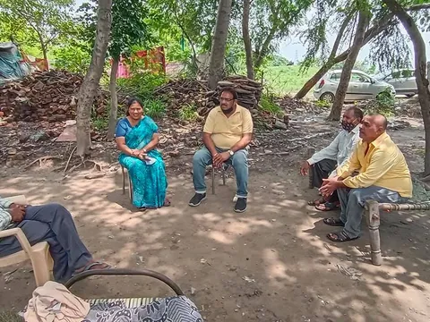 बेला गांव व मूलचंद बस्ती में जलभराव समस्या पर मुलाकात — 14