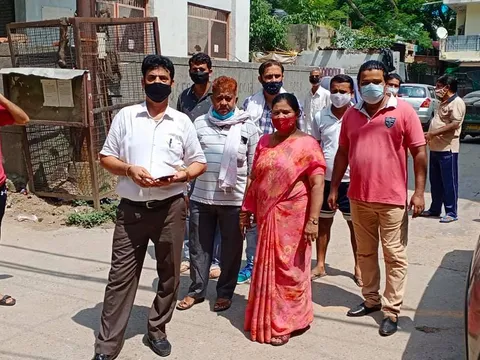 सराय काले खां डीडीए फ़्लैट का सुबह निरीक्षण