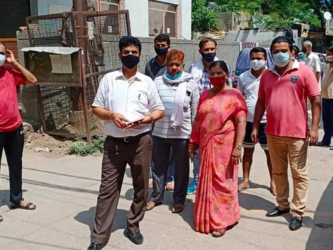 सराय काले खां डीडीए फ़्लैट का सुबह निरीक्षण — 2