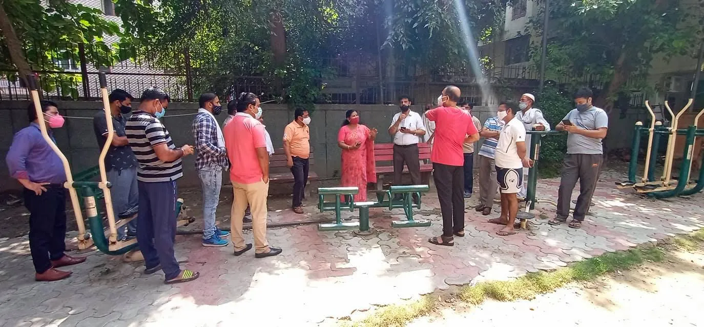 सराय काले खां डीडीए फ़्लैट का सुबह निरीक्षण — तस्वीर 5 में से 8