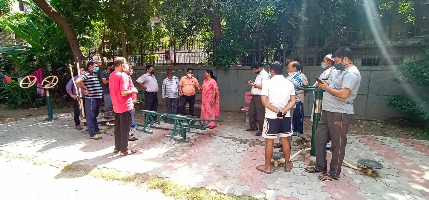 सराय काले खां डीडीए फ़्लैट का सुबह निरीक्षण — तस्वीर 7 में से 8