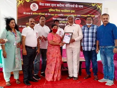 नगली रजापुर में युवा मंच फाउंडेशन द्वारा ब्लड डोनेशन कैंप — 2