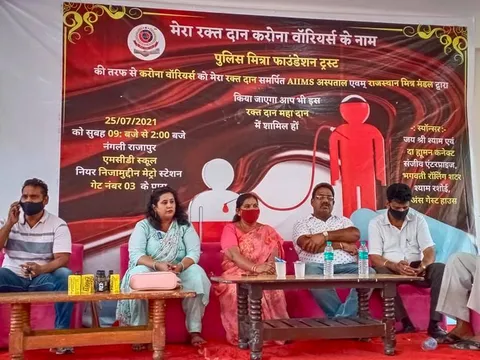 नगली रजापुर में युवा मंच फाउंडेशन द्वारा ब्लड डोनेशन कैंप — 8