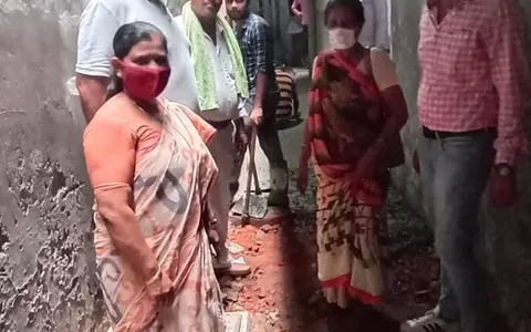 सराय काले खां चौपाल के आस-पास गलियों के नवनिर्माण का शुभारंभ