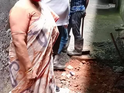 सराय काले खां चौपाल के आस-पास गलियों के नवनिर्माण का शुभारंभ — 4