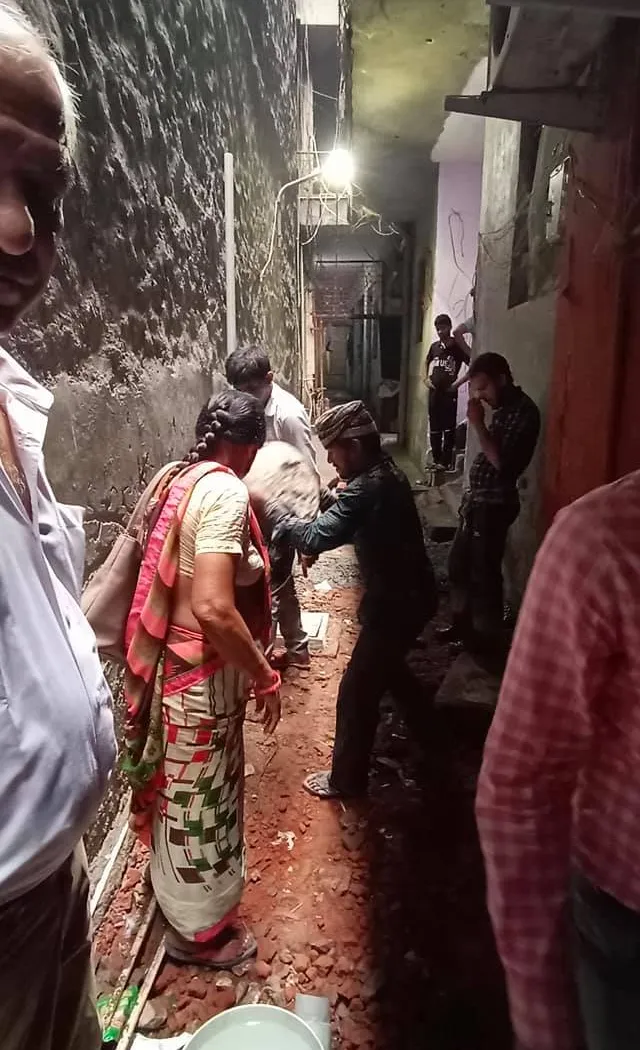सराय काले खां चौपाल के आस-पास गलियों के नवनिर्माण का शुभारंभ — तस्वीर 7 में से 10