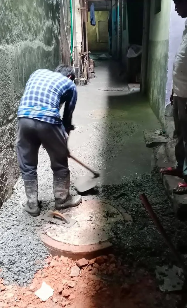 सराय काले खां चौपाल के आस-पास गलियों के नवनिर्माण का शुभारंभ — तस्वीर 9 में से 10