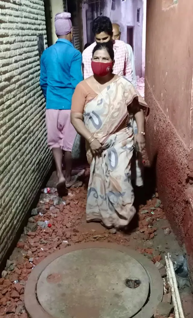 सराय काले खां चौपाल के आस-पास गलियों के नवनिर्माण का शुभारंभ — तस्वीर 10 में से 10