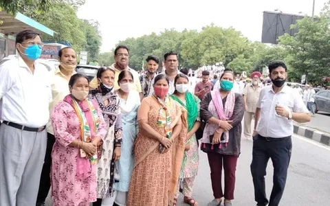 बेरोजगारी व बढ़ती महंगाई के विरुद्ध प्रदर्शन
