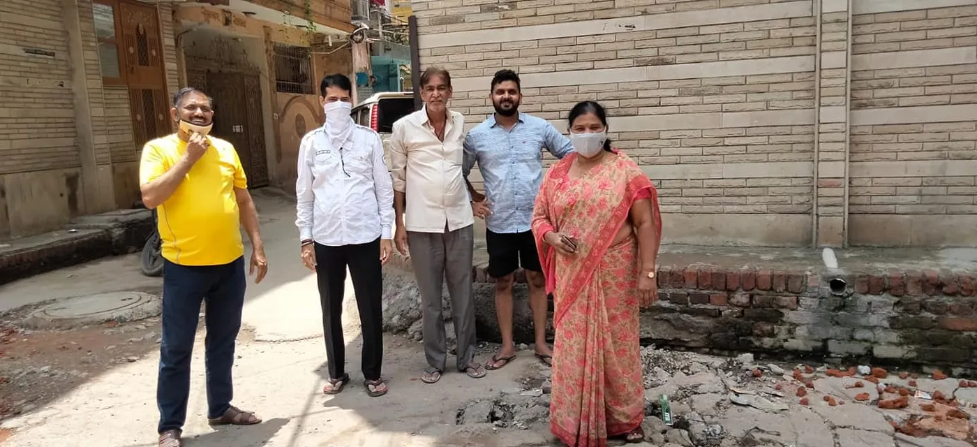 किलोकरी वैष्णो माता मंदिर के आस-पास गलियों के नवनिर्माण का शुभारंभ — तस्वीर 3 में से 12