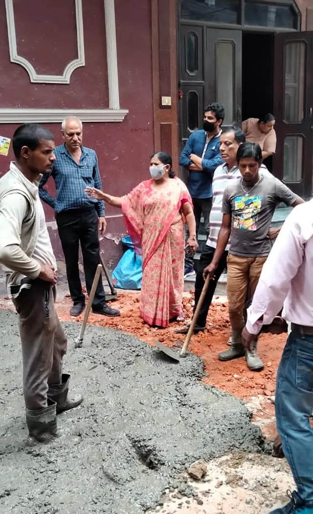 किलोकरी वैष्णो माता मंदिर के आस-पास गलियों के नवनिर्माण का शुभारंभ — तस्वीर 8 में से 12