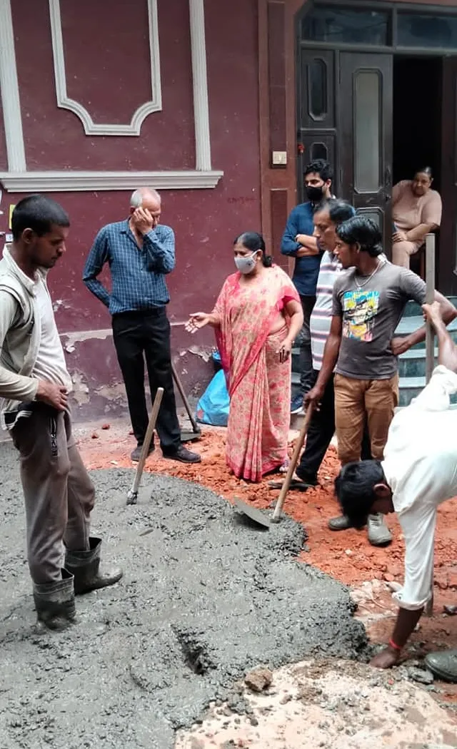किलोकरी वैष्णो माता मंदिर के आस-पास गलियों के नवनिर्माण का शुभारंभ — तस्वीर 9 में से 12