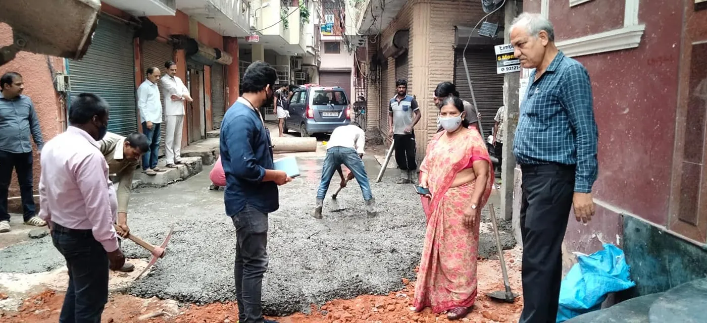 किलोकरी वैष्णो माता मंदिर के आस-पास गलियों के नवनिर्माण का शुभारंभ — तस्वीर 11 में से 12
