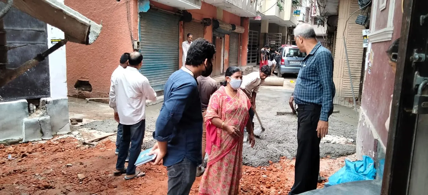 किलोकरी वैष्णो माता मंदिर के आस-पास गलियों के नवनिर्माण का शुभारंभ — तस्वीर 12 में से 12