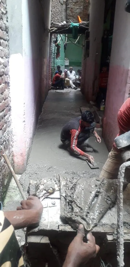 सराय काले खां ईशाक मस्जिद के आस-पास गलियों के नवनिर्माण का शुभारंभ — तस्वीर 6 में से 15