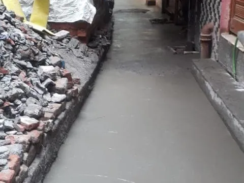 सराय काले खां ईशाक मस्जिद के आस-पास गलियों के नवनिर्माण का शुभारंभ — 7