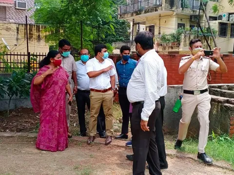 उपायुक्त संग सराय काले खां क्षेत्र का निरीक्षण दौरा — 5