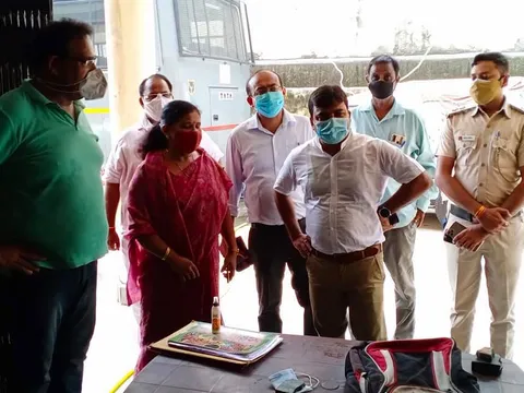 उपायुक्त संग सराय काले खां क्षेत्र का निरीक्षण दौरा — 10