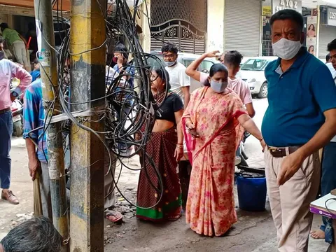 भगवान नगर चौक बाज़ार का सुबह निरीक्षण — 7