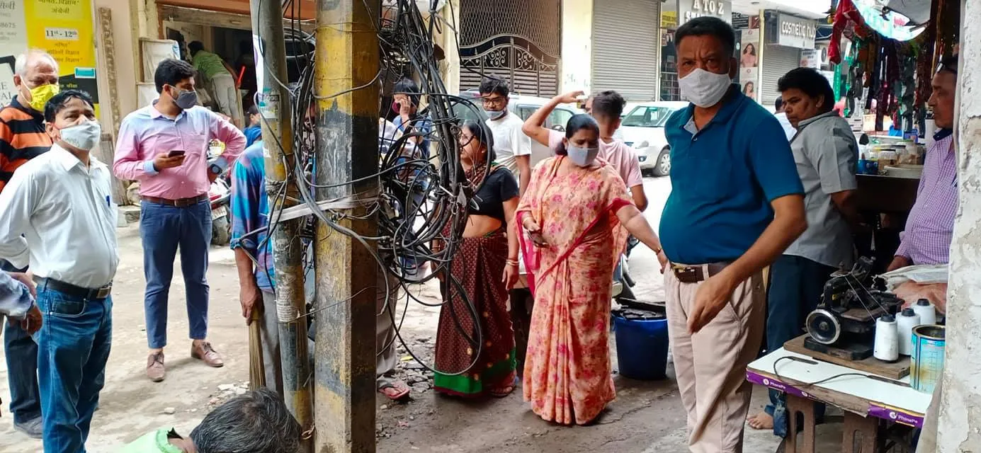 भगवान नगर चौक बाज़ार का सुबह निरीक्षण — तस्वीर 7 में से 8