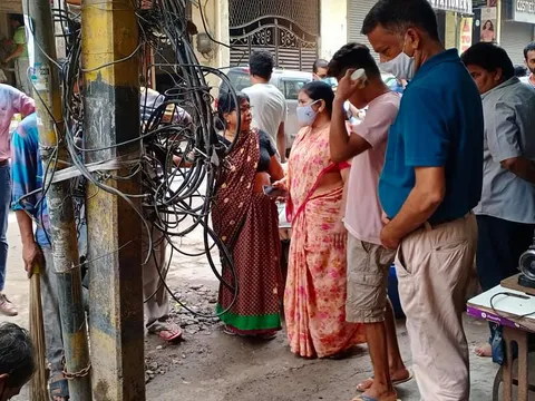 भगवान नगर चौक बाज़ार का सुबह निरीक्षण — 8