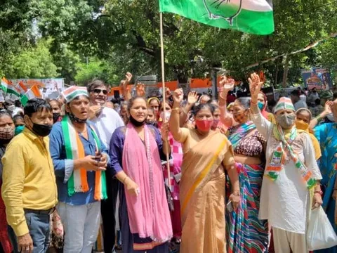 जंतर मंतर पर दलितों पर अत्याचार के विरुद्ध प्रदर्शन — 2