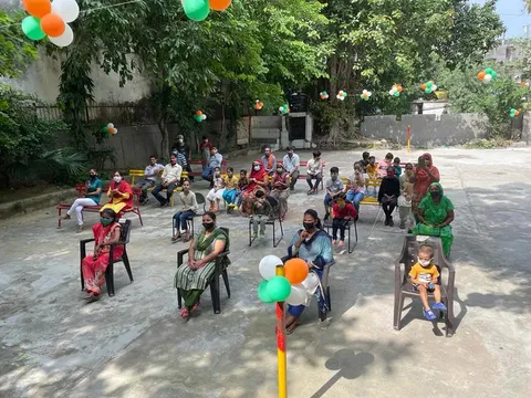 75वां स्वतंत्रता दिवस: किलोकरी गांव एसडीएमसी स्कूल में ध्वजारोहण — 6