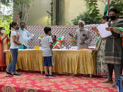 75वां स्वतंत्रता दिवस: किलोकरी गांव एसडीएमसी स्कूल में ध्वजारोहण — 13