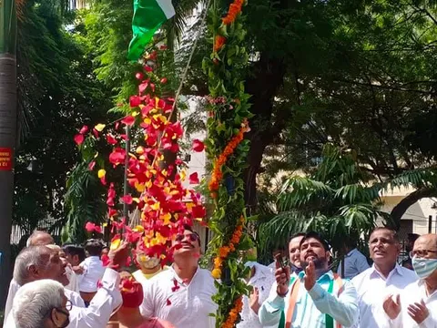 75वां स्वतंत्रता दिवस: राजेश वाले पार्क में ध्वजारोहण — 3