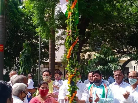 75वां स्वतंत्रता दिवस: राजेश वाले पार्क में ध्वजारोहण — 4