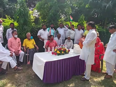 75वां स्वतंत्रता दिवस: राजेश वाले पार्क में ध्वजारोहण — 10