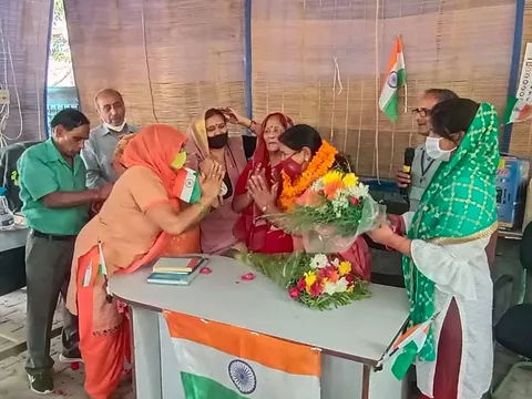 75वां स्वतंत्रता दिवस: जीवन नगर सीनियर सिटीजन पार्क में ध्वजारोहण — 5