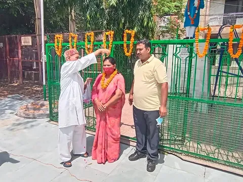 75वां स्वतंत्रता दिवस: अंबेडकर पार्क में ध्वजारोहण — 10