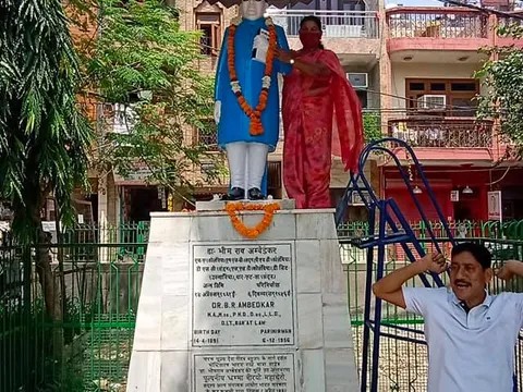 75वां स्वतंत्रता दिवस: अंबेडकर पार्क में ध्वजारोहण — 11