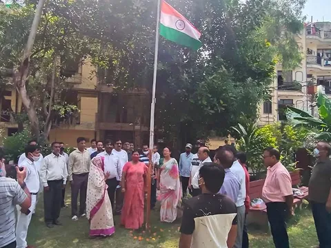 75वां स्वतंत्रता दिवस: लॉर्ड बुद्धा पार्क (सिद्धार्थ नगर अंडरपास) में ध्वजारोहण — 7