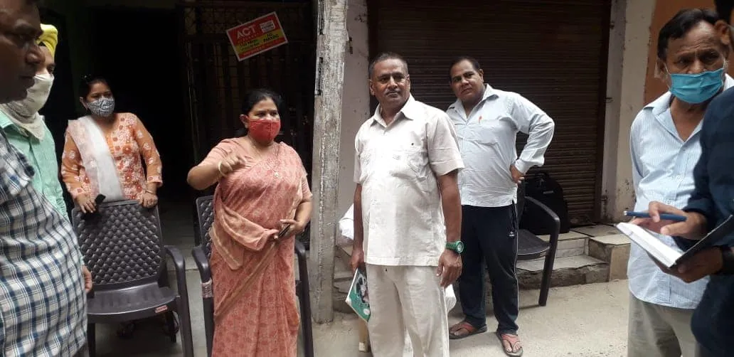 किलोकरी मस्जिद के पास आरडब्ल्यूए संग सुबह निरीक्षण — तस्वीर 1 में से 6