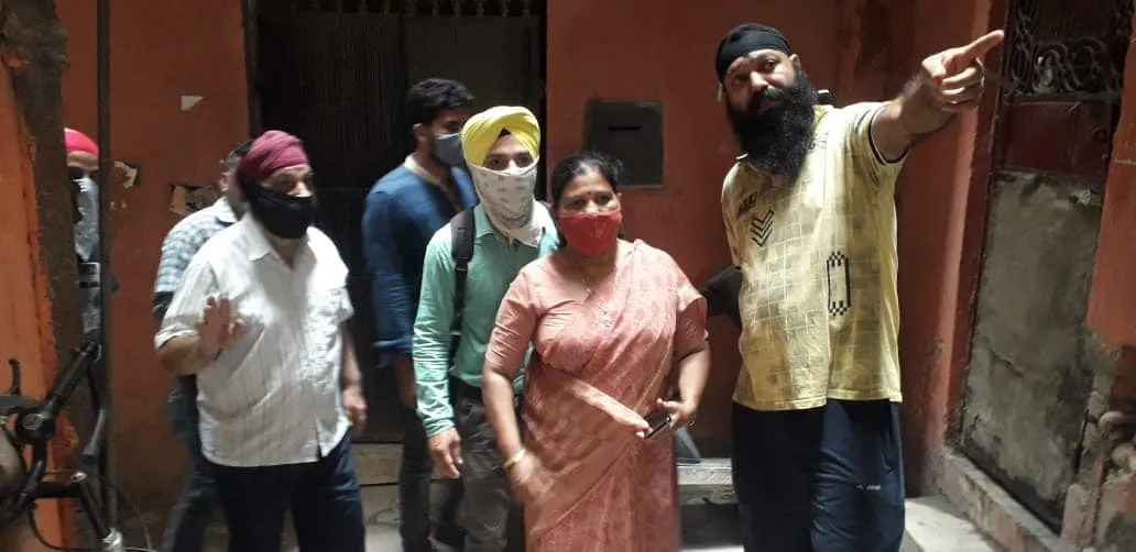 किलोकरी मस्जिद के पास आरडब्ल्यूए संग सुबह निरीक्षण — तस्वीर 5 में से 6