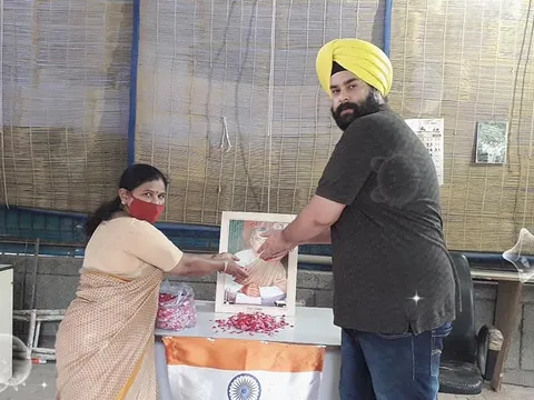 जीवन नगर में राजीव गांधी जी की जयंती पर वृक्षारोपण — 2