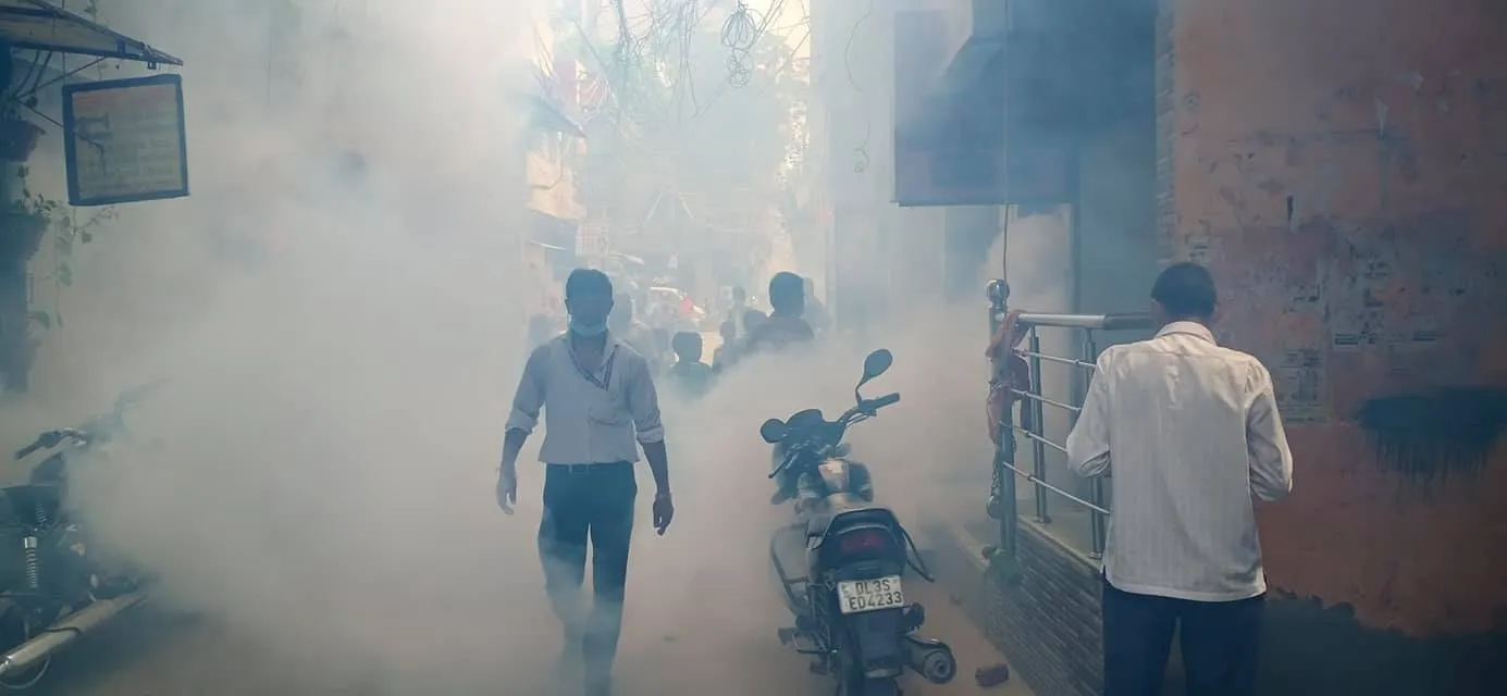 सनलाइट कॉलोनी नं 1 में एंटी मलेरिया फॉगिंग — तस्वीर 2 में से 19