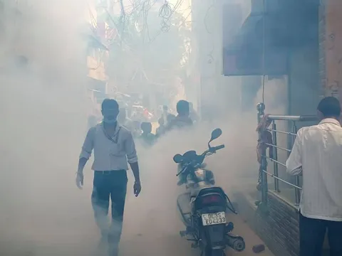 सनलाइट कॉलोनी नं 1 में एंटी मलेरिया फॉगिंग — 2