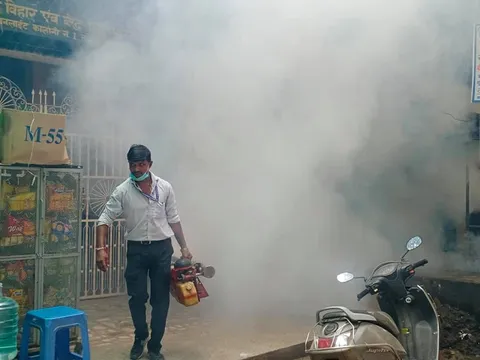 सनलाइट कॉलोनी नं 1 में एंटी मलेरिया फॉगिंग — 6