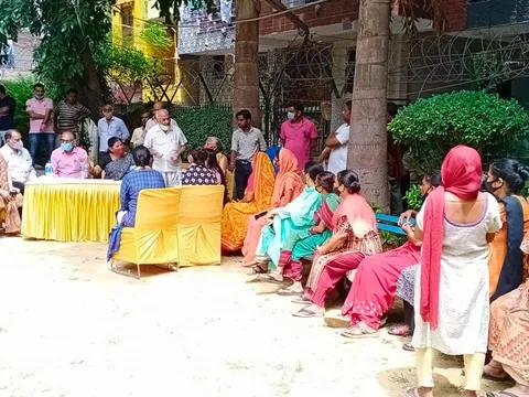 मदर डेयरी पार्क में खाली कमरा सिलाई मशीन सेंटर हेतु समर्पित — 12