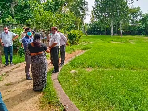 पॉकेट सी गेट नं 06 पार्क का उपायुक्त संग सर्वे — 2
