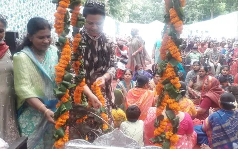 वार्ड कार्यालय में श्री कृष्ण जन्माष्टमी महोत्सव