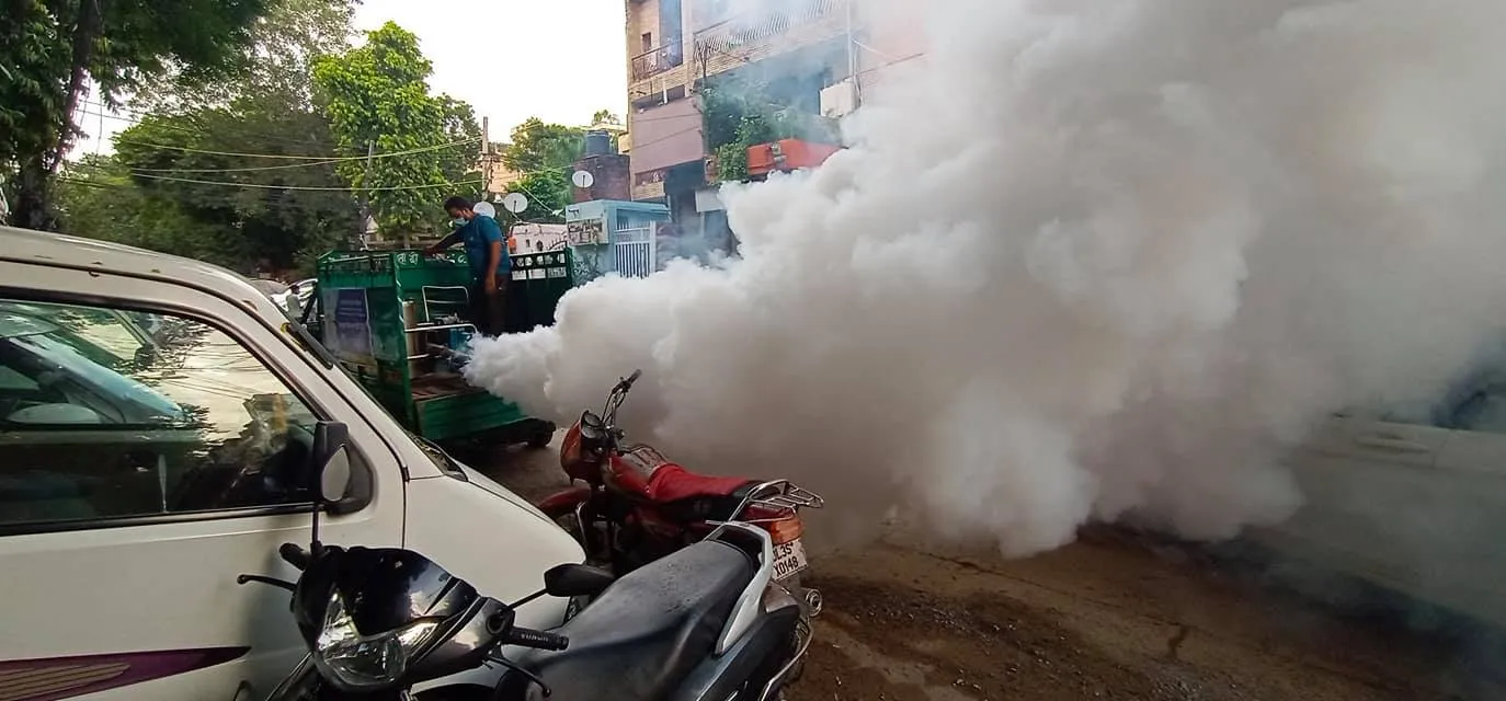 वार्ड 143 में फॉगिंग मशीन चलवाई गई — तस्वीर 2 में से 29