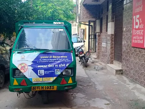 वार्ड 143 में फॉगिंग मशीन चलवाई गई — 4