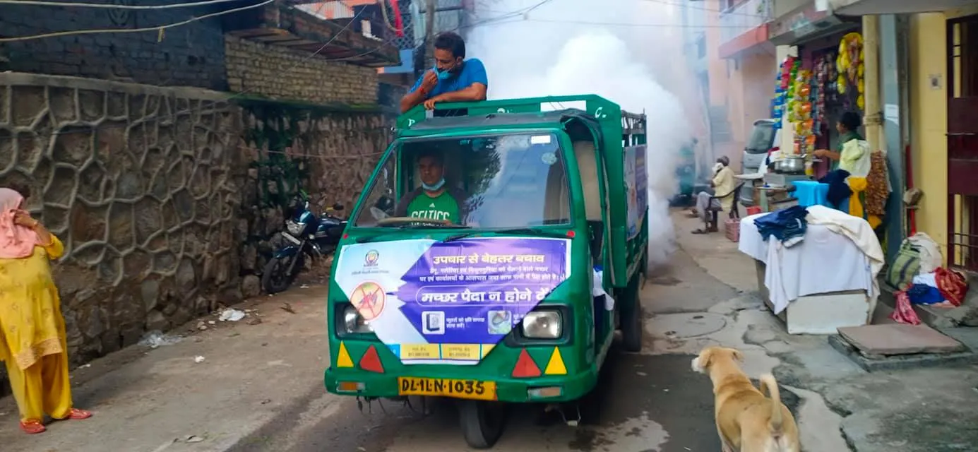 वार्ड 143 में फॉगिंग मशीन चलवाई गई — तस्वीर 8 में से 29