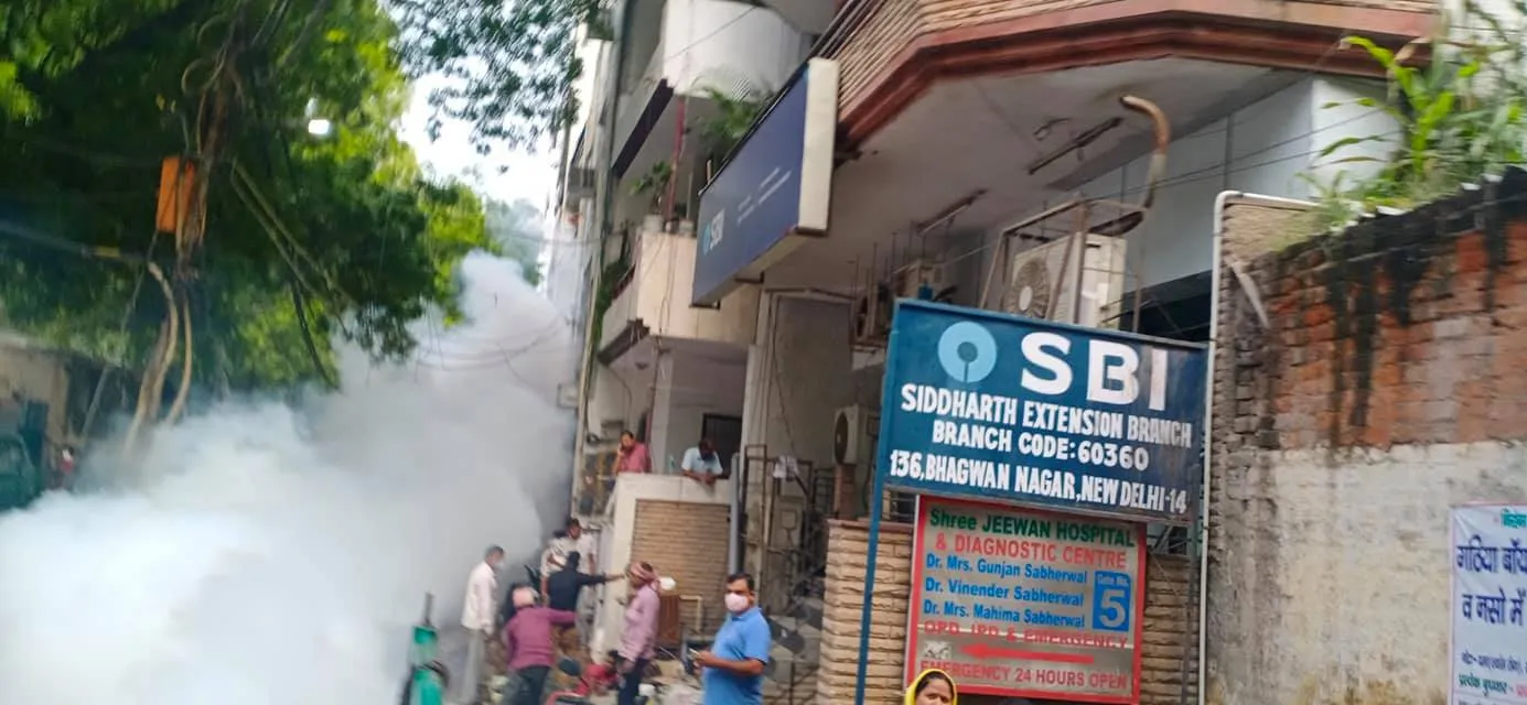 वार्ड 143 में फॉगिंग मशीन चलवाई गई — तस्वीर 20 में से 29