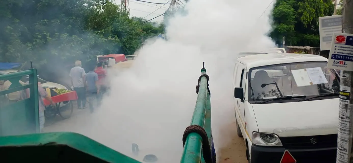 वार्ड 143 में फॉगिंग मशीन चलवाई गई — तस्वीर 22 में से 29